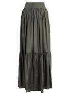 Kalita Hello Margaux Silk-chiffon Maxi Skirt