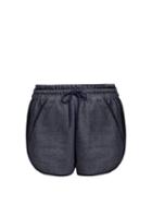 Matchesfashion.com Lndr - Jog Cotton Blend Shorts - Womens - Navy