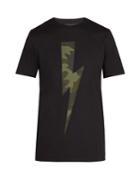 Neil Barrett Lightning Bolt-print Cotton T-shirt
