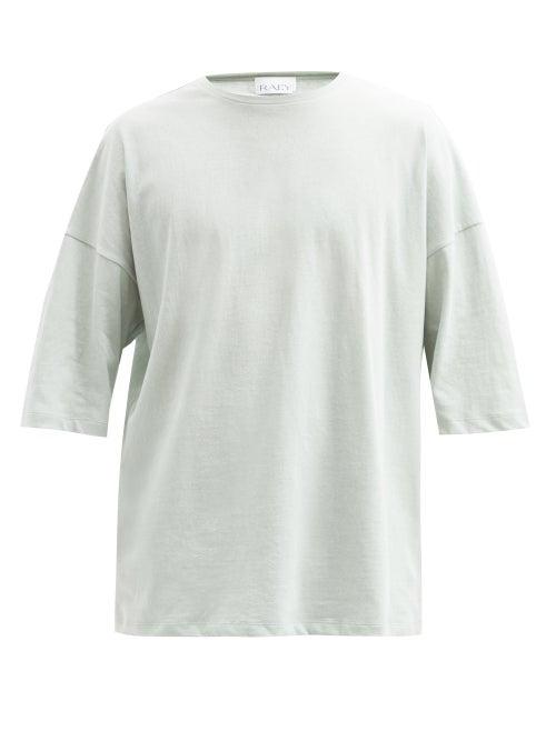 Matchesfashion.com Raey - Oversized Cotton-jersey T-shirt - Mens - Light Green