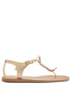 Ancient Greek Sandals Chrysso Faux-pearl Embellished Leather Sandals