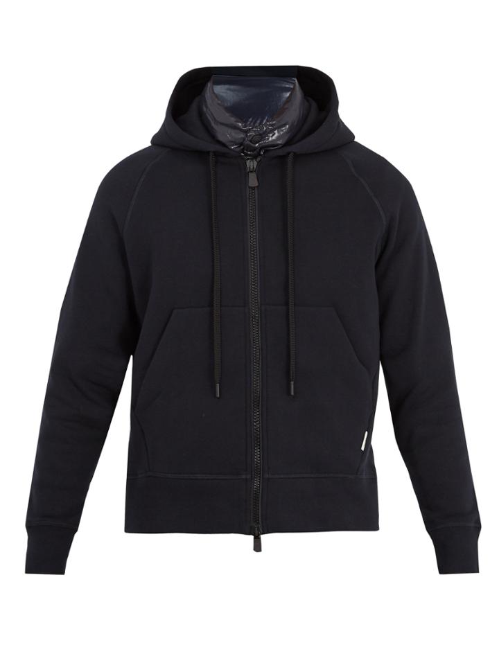 Moncler Grenoble Logo-appliqu Zip-through Cotton Sweatshirt
