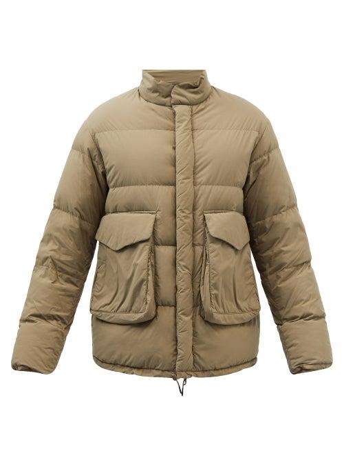 Snow Peak - Recycled Nylon-ripstop Down Coat - Mens - Beige