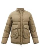 Snow Peak - Recycled Nylon-ripstop Down Coat - Mens - Beige