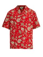 Gucci Floral-print Silk Crepe De Chine Shirt