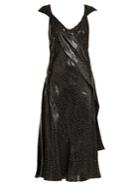 Diane Von Furstenberg Polka Dot-print Silk-blend Dress