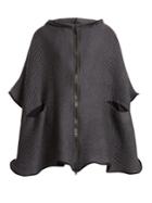 Charli Cohen On The Qt Quilted Wool-blend Poncho