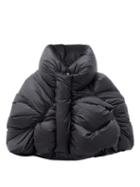 Matchesfashion.com Moncler + Rick Owens - Ufo Cropped Quilted Down Jacket - Womens - Black