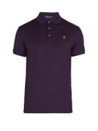 Matchesfashion.com Ralph Lauren Purple Label - Cotton Piqu Polo Shirt - Mens - Purple