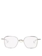Matchesfashion.com Dita Eyewear - Linetto Square Frame Metal Glasses - Mens - Silver