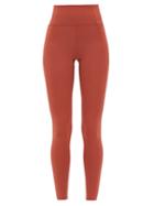 Girlfriend Collective - High-rise Recycled-fibre Blend Jersey Leggings - Womens - Light Brown