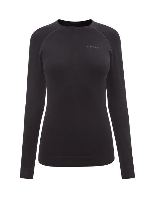 Falke - Long-sleeve Jersey Thermal Top - Womens - Black