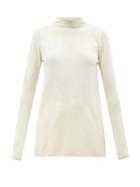 Co - Natural World High-neck Wool Sweater - Womens - Ivory