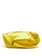 Mens Bags Bottega Veneta - Silk-satin Pouch - Mens - Yellow