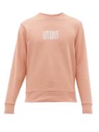 Matchesfashion.com Saturdays Nyc - Bowery Crew Neck Cotton Sweatshirt - Mens - Pink