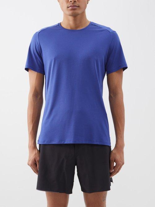 Lululemon - Fast And Free Recycled-fibre Jersey T-shirt - Mens - Blue