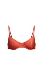 Matchesfashion.com Solid & Striped - Eva Underwired Bikini Top - Womens - Red