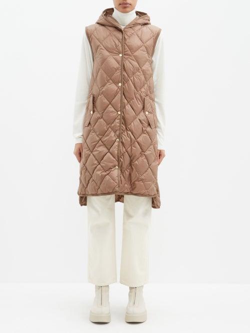 Max Mara - Gisoft Longline Gilet - Womens - Camel
