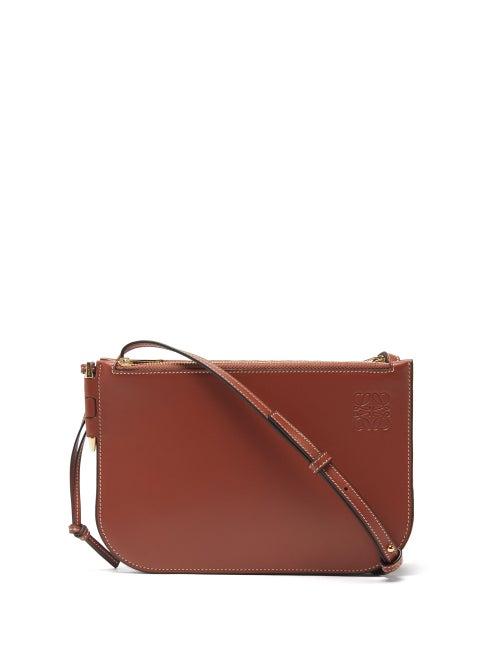 Matchesfashion.com Loewe - Gate Leather Cross-body Bag - Womens - Brown