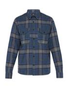 Matchesfashion.com A.p.c. - Breton Plaid Brushed Flannel Shirt - Mens - Blue Multi