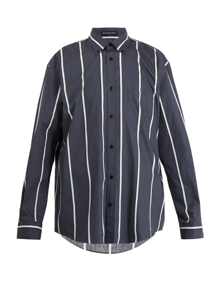 Balenciaga The Power Of Dreams-print Cotton Shirt