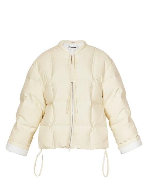 Jil Sander - Quilted Ripstop Jacket - Womens - Cream