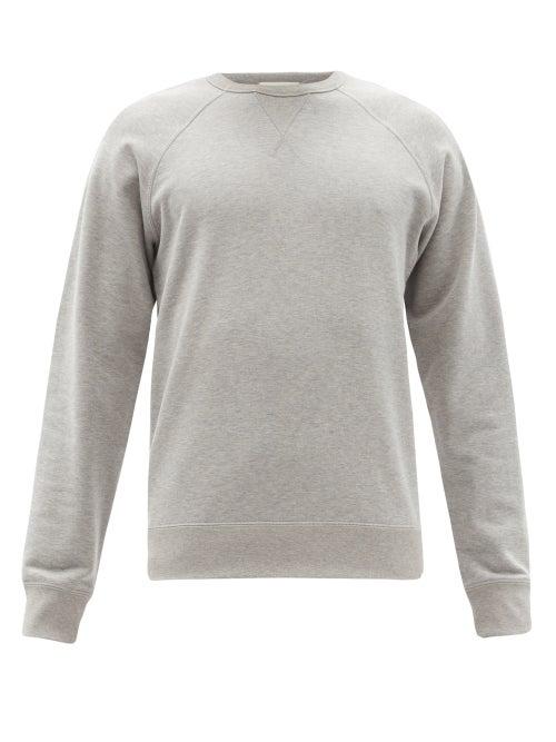 Mens Rtw The Row - Sal Cotton-loopback Jersey Sweatshirt - Mens - Grey