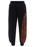 A-cold-wall* - Collage-print Cotton-jersey Track Pants - Mens - Black