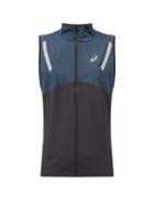 Asics - Lite Show Reflective Jersey Track Gilet - Mens - Navy