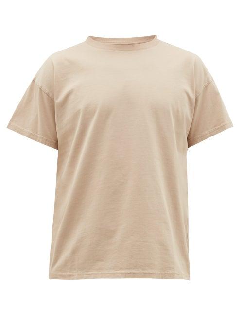 Matchesfashion.com Jeanerica Jeans & Co. - Marcel 180 Organic-cotton T-shirt - Mens - Beige