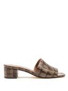 Maryam Nassir Zadeh Sophie Crocodile-effect Leather Mules