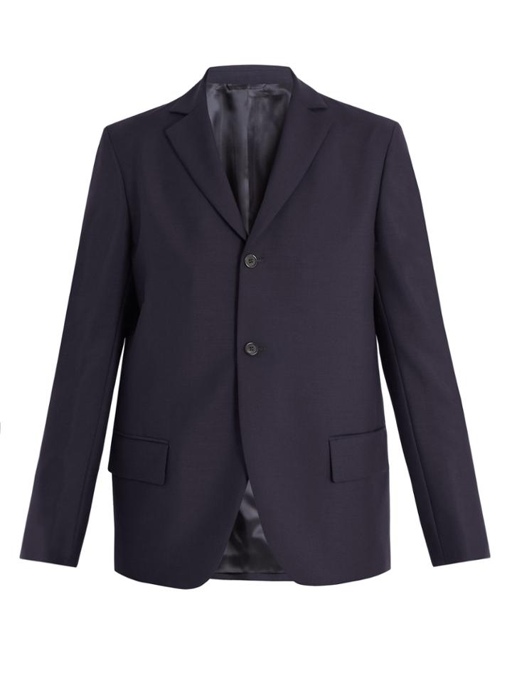 Acne Studios Lund Single-breasted Wool-blend Blazer