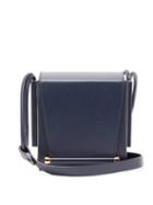Matchesfashion.com Roksanda - Box Leather Cross Body Bag - Womens - Navy