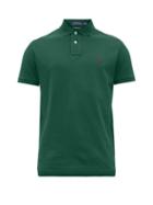 Matchesfashion.com Polo Ralph Lauren - Logo Embroidered Cotton Piqu Polo Shirt - Mens - Green