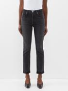 Citizens Of Humanity - Charlotte High-rise Straight-leg Jeans - Womens - Black