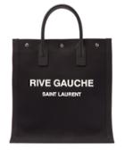 Matchesfashion.com Saint Laurent - Noe Logo-print Canvas Tote Bag - Womens - Black Multi