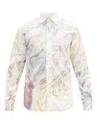 Alexander Mcqueen - Divine Comedy-print Shirt - Mens - Cream Multi