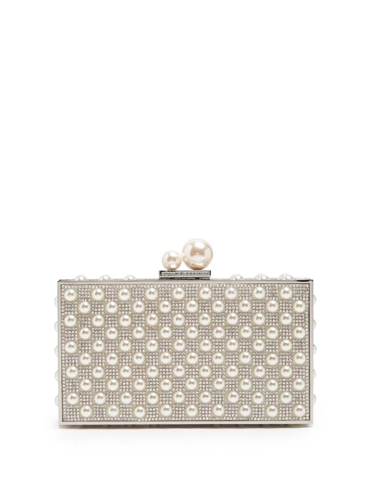 Sophia Webster Clara Faux-pearl Embellished Box Clutch