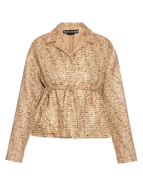 Rochas Point-collar Boucl-tweed Jacket