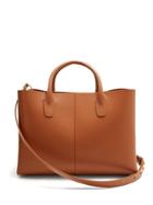 Matchesfashion.com Mansur Gavriel - Tan Brown Lined Folded Leather Bag - Womens - Tan