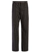 Balenciaga Straight-leg Striped Trousers