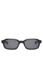 Matchesfashion.com Flatlist - Hanky Rectangle Acetate Sunglasses - Mens - Black