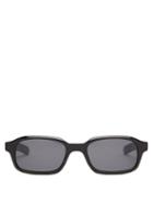 Matchesfashion.com Flatlist - Hanky Rectangle Acetate Sunglasses - Mens - Black