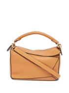 Loewe - Puzzle Small Grained-leather Cross-body Bag - Womens - Tan