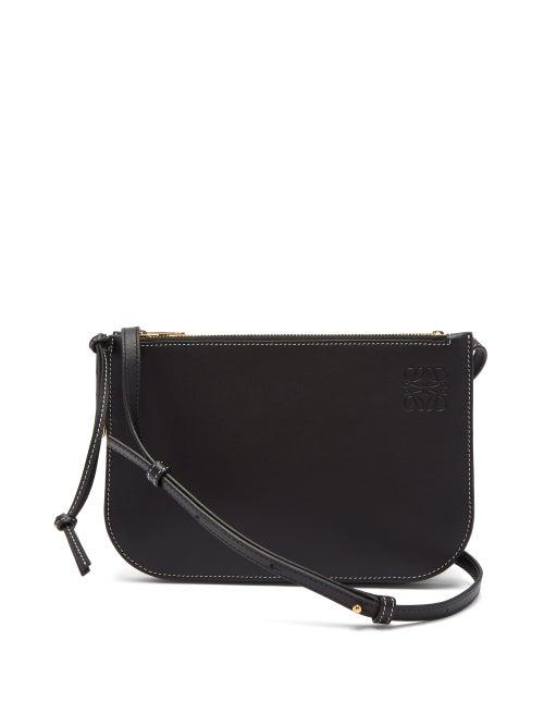 Matchesfashion.com Loewe - Gate Dual Leather Cross Body Pouch Bag - Womens - Black