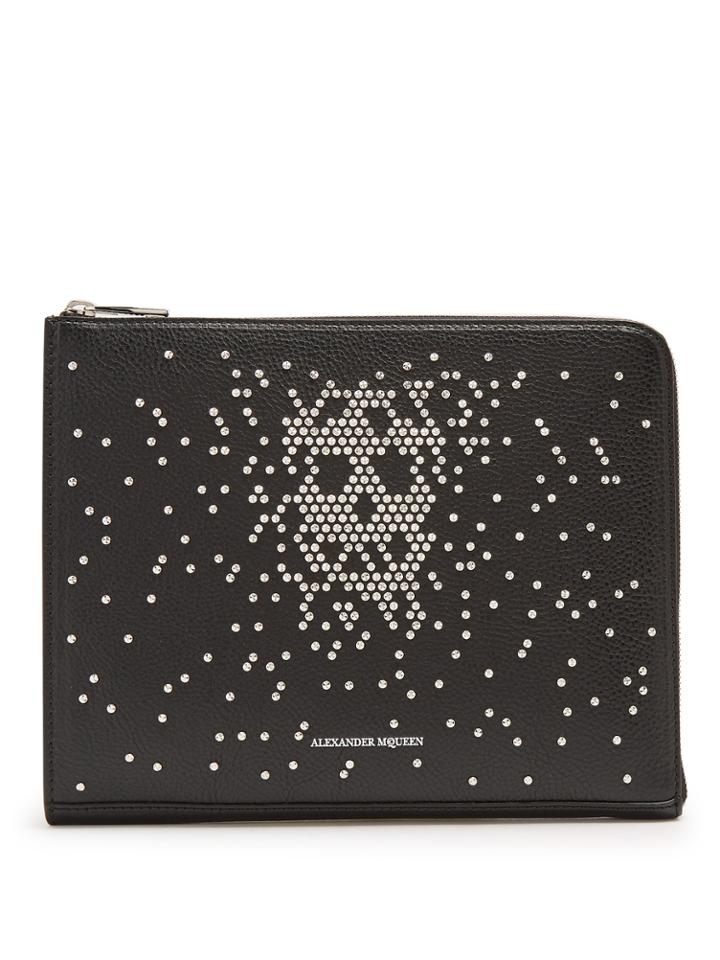 Alexander Mcqueen Zip-around Leather Pouch
