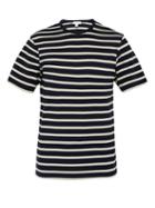 Matchesfashion.com Sunspel - Breton Stripe Cotton Jersey T Shirt - Mens - Navy Multi