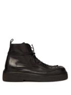 Matchesfashion.com Marsll - Parruccona Leather Military Boots - Mens - Black