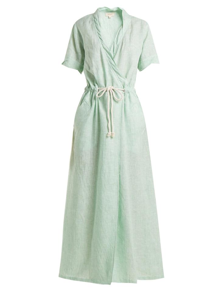 Wiggy Kit Drawstring Rope Maxi Dress