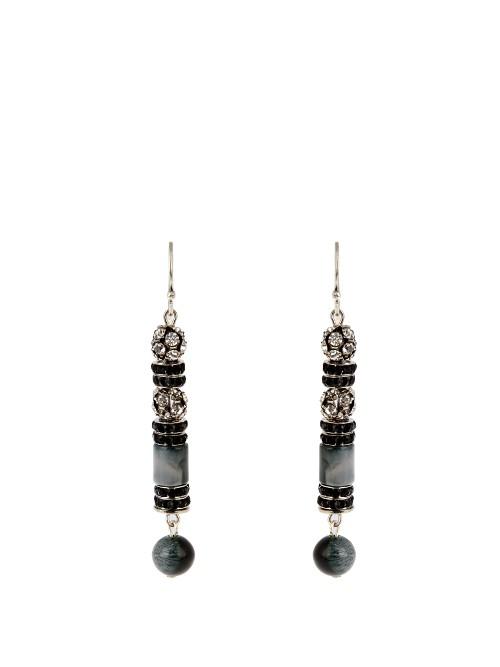 Etro Crystal And Bead-embellished Earrings